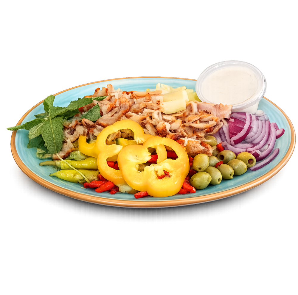 En kebabsallad