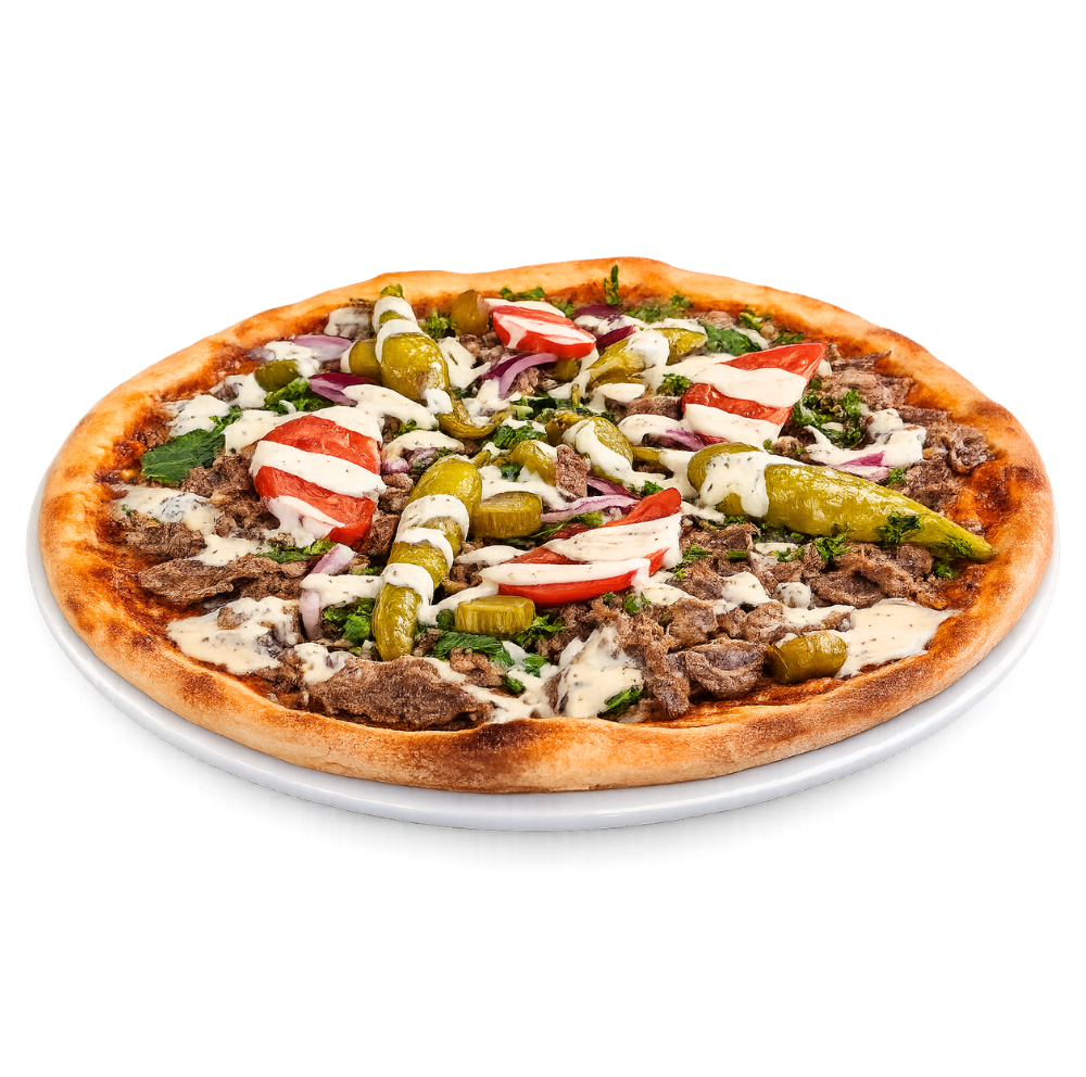 En kebabpizza
